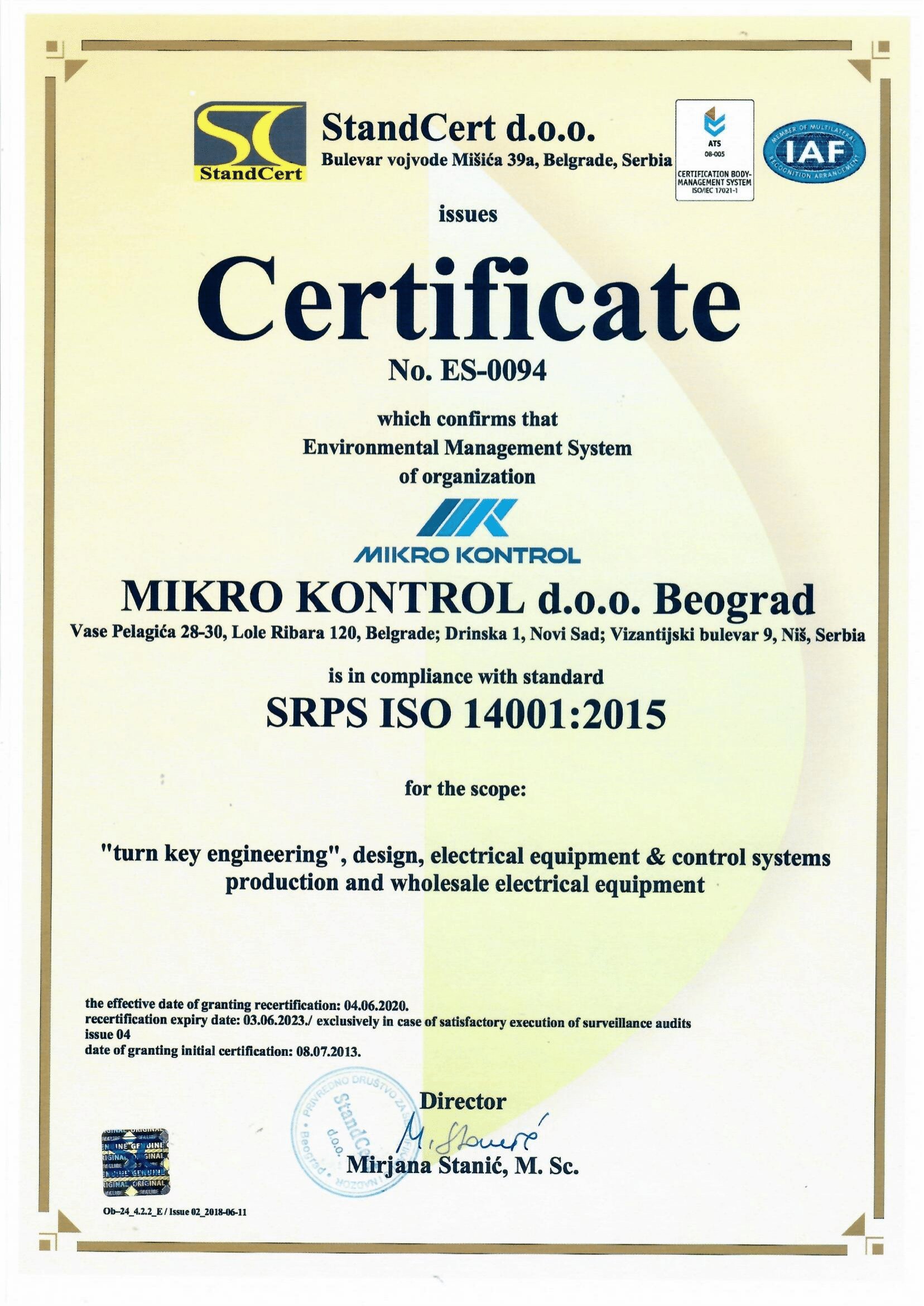 ISO 14001