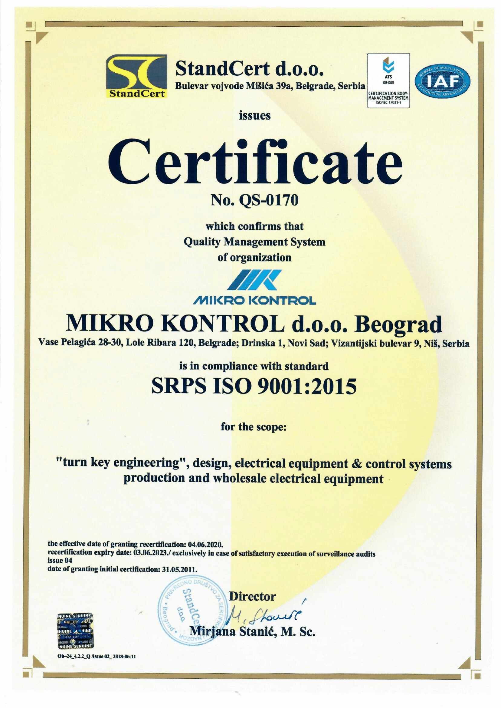 ISO 9001